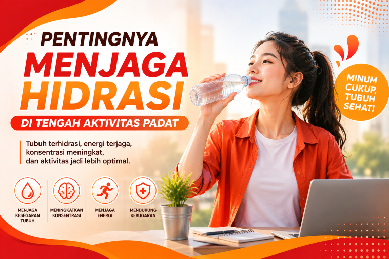 Pentingnya Menjaga Hidrasi di Tengah Aktivitas Padat Sehari-hari